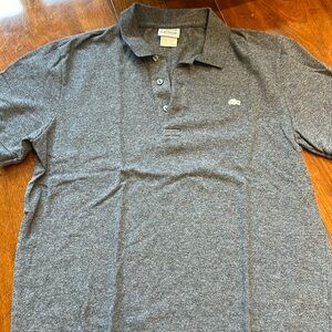 Mens Lacoste size 4, men’s M, dark heather gray, great condition